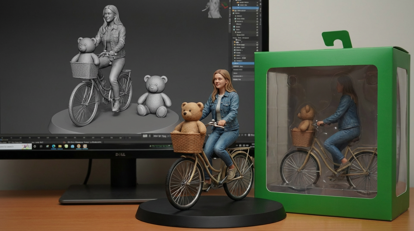 Miniature Store Scene