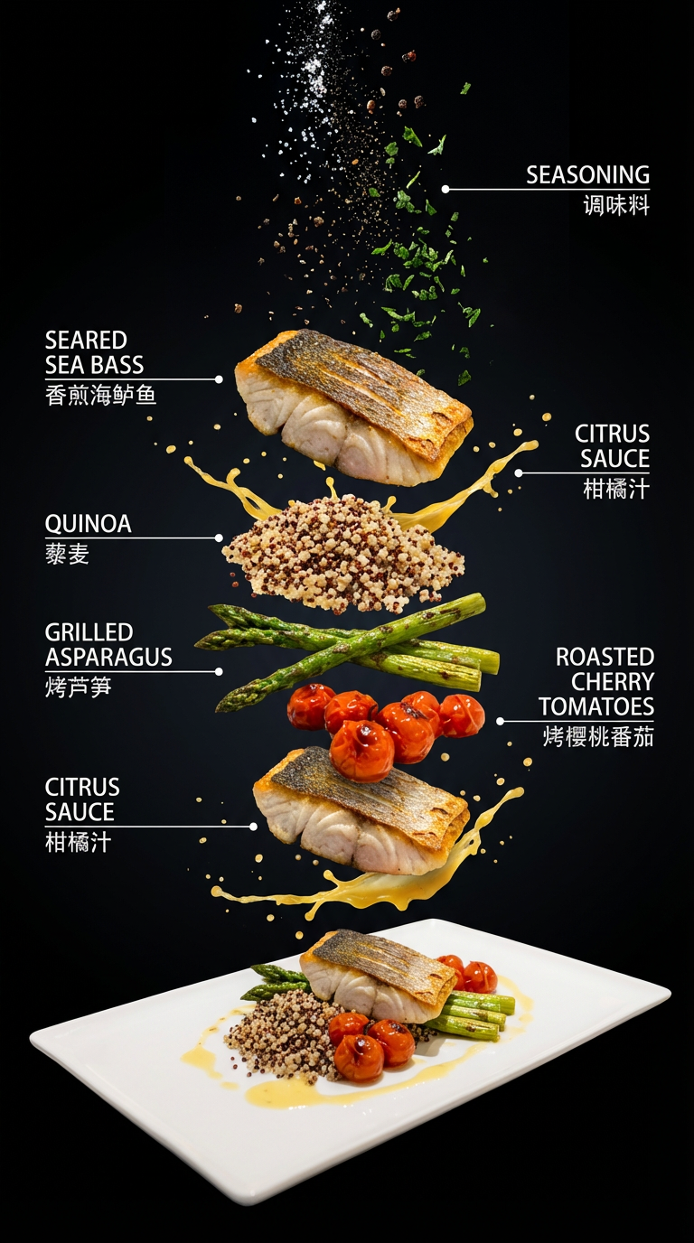 Modern Restaurant Menu Poster