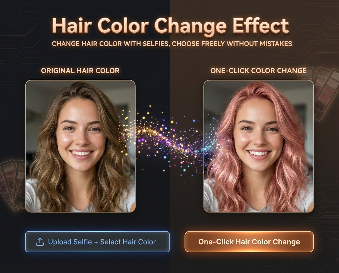 Hair Color Change Effect