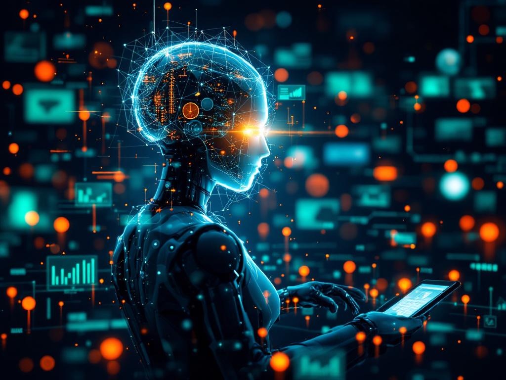 Dashboard met affiliate marketing statistieken en AI-gestuurde analytics die conversiepercentages en ROI weergeven