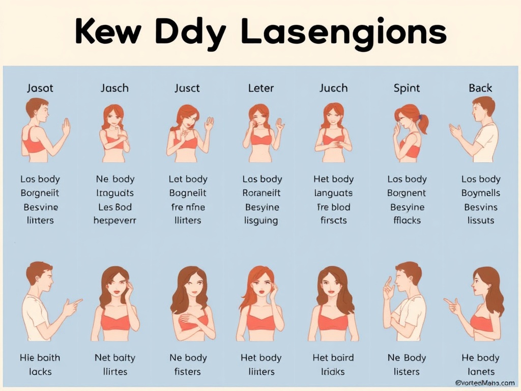 플러팅 신체 언어 요약