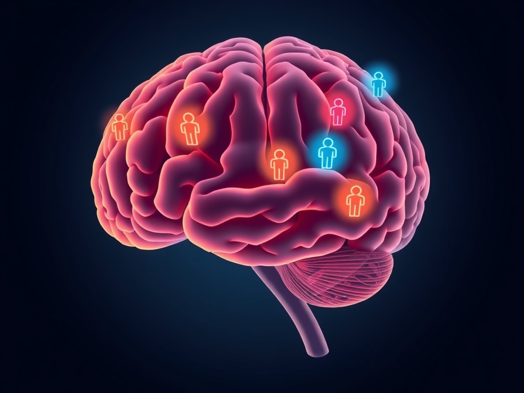 사회적 상호작용으로 활성화된 뇌 영역