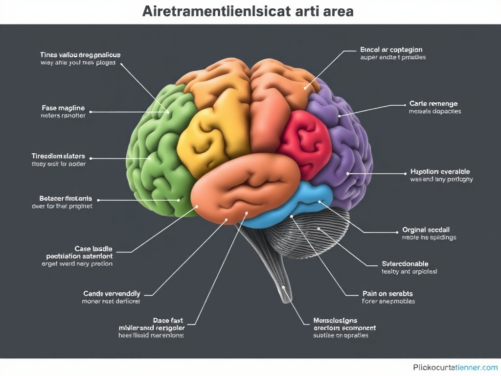 뇌의 감정 처리 영역을 보여주는 인포그래픽